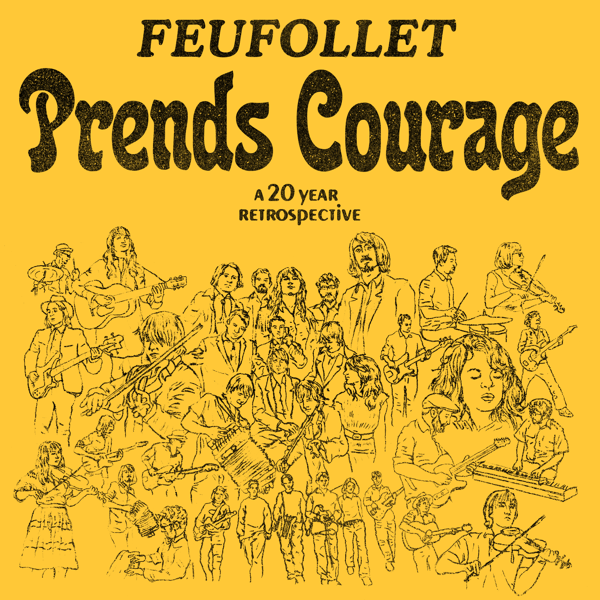 Prends Courage album cover web